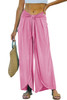 Bonbon Knotted Drop Waist Split Leg Relaxed Pants