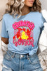 Light Blue Crawfish Season Fashion Graphic T Shirt Light Blue Crawfish Season Fashion Graphic T Shirt