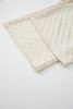Beige Checkered Pocketed High Waist Wide Leg Overall