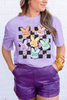 Wisteria Bunny Bible Verses Checkered Print Easter T Shirt