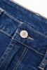Sail Blue Center Seam Deep Wash Straight Jeans