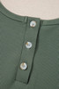 Vineyard Green Buttoned Drawstring Waist Sleeveless Wide Leg Jumpsuit Vineyard Green Buttoned Drawstring Waist Sleeveless Wide Leg Jumpsuit