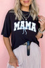 Black Bow MAMA Graphic Loose Tee
