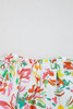 Multicolour Allover Floral Printed Flutter Sleeve Split Neck Blouse Multicolour Allover Floral Printed Flutter Sleeve Split Neck Blouse