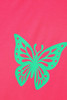 Sachet Pink Butterfly Graphic Casual Tank Top Sachet Pink Butterfly Graphic Casual Tank Top