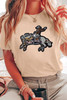 Khaki Sequin Rodeo Graphic Crewneck Tee