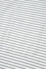 White Stripe Cap Sleeve Crew Neck Casual Tee with Chest Pocket