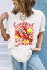 White Crawfish Season Graphic Fashion Summer T Shirt White Crawfish Season Graphic Fashion Summer T Shirt