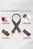 Gold Leopard Strap Clear Crossbody Bag