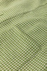Green Gingham Wide Leg Loose Overall with Pockets