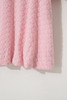 Coral Paradise Daisy Jacquard Textured Casual Short Set