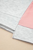 Light Grey Color Block Raw Hem Pullover and Casual Shorts Set