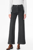 Black Plain Seam Detail Flared Bottom Ankle Length Jeans Black Plain Seam Detail Flared Bottom Ankle Length Jeans