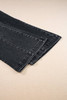 Black Plain Seam Detail Flared Bottom Ankle Length Jeans Black Plain Seam Detail Flared Bottom Ankle Length Jeans