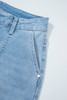 Beau Blue High Rise Barrel Relaxed Patch Pocket Jeans