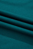 Blackish Green Contrast Striped Patchwork Round Neck Drop Shoulder Sweatshirt