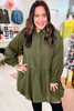 Four Leaf Clover Plus Size Collar Half Button Long Sleeve Ruffle Hem Mini Dress Four Leaf Clover Plus Size Collar Half Button Long Sleeve Ruffle Hem Mini Dress