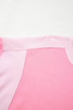 Bonbon 2-tone Color Block Patchwork Drop Shoulder Sweatshirt