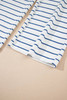 Sail Blue Striped Long Sleeve Top Drawstring Wide Leg Pants 2pcs Outfit Sail Blue Striped Long Sleeve Top Drawstring Wide Leg Pants 2pcs Outfit