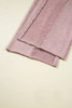 Straw Yellow Mineral Wash Tiered Wide Leg Patchwork Drawstring Pants