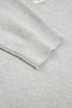 Light Grey Button Keyhole Lace Patchwork Drop Shoulder Sweater Light Grey Button Keyhole Lace Patchwork Drop Shoulder Sweater