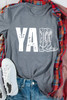 Gray YALL Western Boots Printed Tee