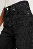 Black Raw Hem Straight Leg Loose High Waist Jeans Black Raw Hem Straight Leg Loose High Waist Jeans