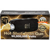 Hot Shot stun gun with flashlight and Battery Meter Black