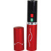 25,000,000 Volt Rechargeable Lipstick Stun Gun with Flashlight, red