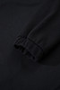 Black Color Block Patchwork Half Button Pullover and Shorts 2pcs Outfit