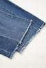 Ashleigh Blue Stitched Raw Hem Wide Leg Loose Jeans Ashleigh Blue Stitched Raw Hem Wide Leg Loose Jeans