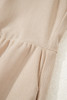 Oatmeal Corduroy Half Button Collared Long Sleeve Mini Dress Oatmeal Corduroy Half Button Collared Long Sleeve Mini Dress