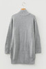 High Cable Knit Quarter Zip Ribbed Trim Loose Sweater Dress High Cable Knit Quarter Zip Ribbed Trim Loose Sweater Dress