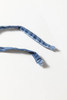 Blue Stripe Chambray Wide Leg Tied Elastic Waist Trousers Blue Stripe Chambray Wide Leg Tied Elastic Waist Trousers