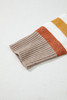 Multicolour Striped Colorblock Drop Shoulder Plus Size Sweater