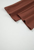 Coffee Fleece Lined Leopard Drawstring Elastic Waist Solid Pants
