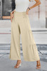 Elastic High Waist Wide Leg Long Palazzo Pants Elastic High Waist Wide Leg Long Palazzo Pants