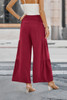 Elastic High Waist Wide Leg Long Palazzo Pants Elastic High Waist Wide Leg Long Palazzo Pants