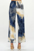Andante Tie Dye Print Flared Pants