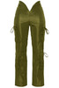 V Cut Cargo Pants
