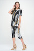 Short Sleeve Top Capri Pants Set