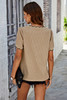 Knit Loose Fit V Neck Solid Drop Shoulder Top Knit Loose Fit V Neck Solid Drop Shoulder Top
