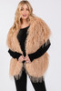 Faux Fur Pull Through Shawl Faux Fur Pull Through Shawl