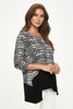 Round Neck Quarter Sleeve Top