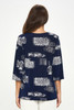 Print Quarter Sleeve Top