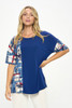 Hit Round Neck Short Sleeve Top