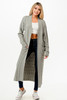Cable Sweater Long Cardigan