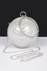 Rhinestone Round Party Clutch