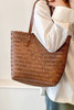 Pvc Braided Tote Bag