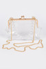 Vintage Clasp Pvc Clutch